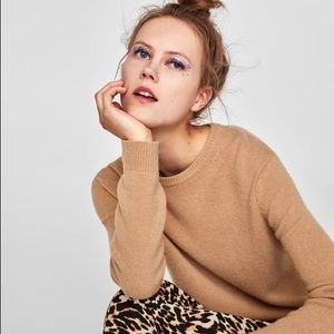 Zara Cashmere Sweater [Camel]